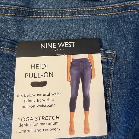 NWT Nine West Heidi Pull On Skinny - Picture 3 of 4